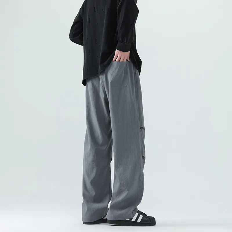 RASHOMONG Casual Pants Unisex-11
