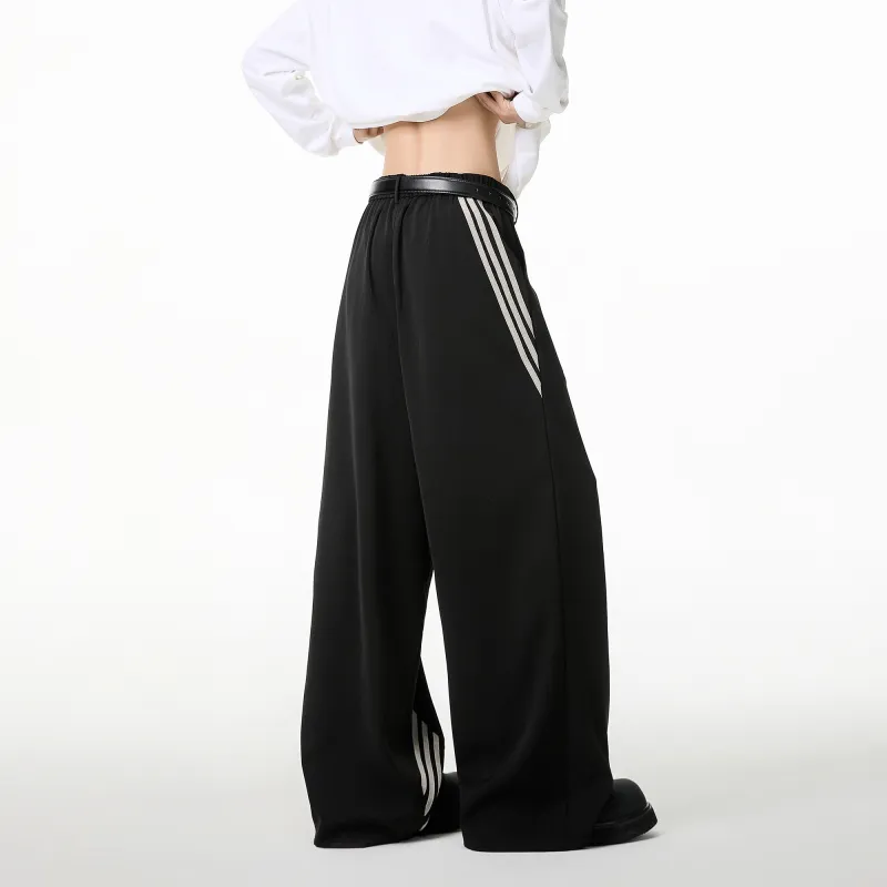 RASHOMONG Casual Pants Unisex Black-3