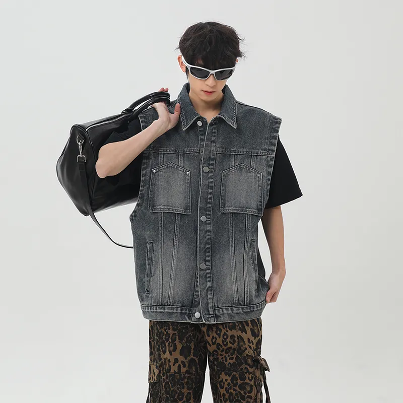 RASHOMONG Denim Jackets Unisex-9