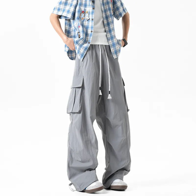 RASHOMONG Casual Pants Unisex-7