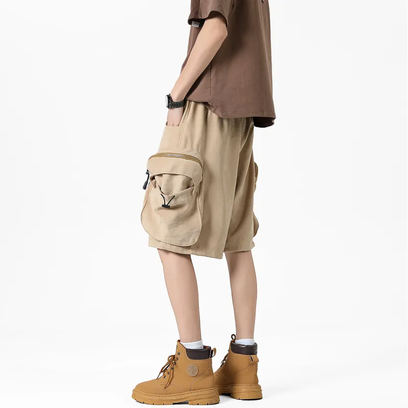 RASHOMONG Cargo Shorts Unisex-7