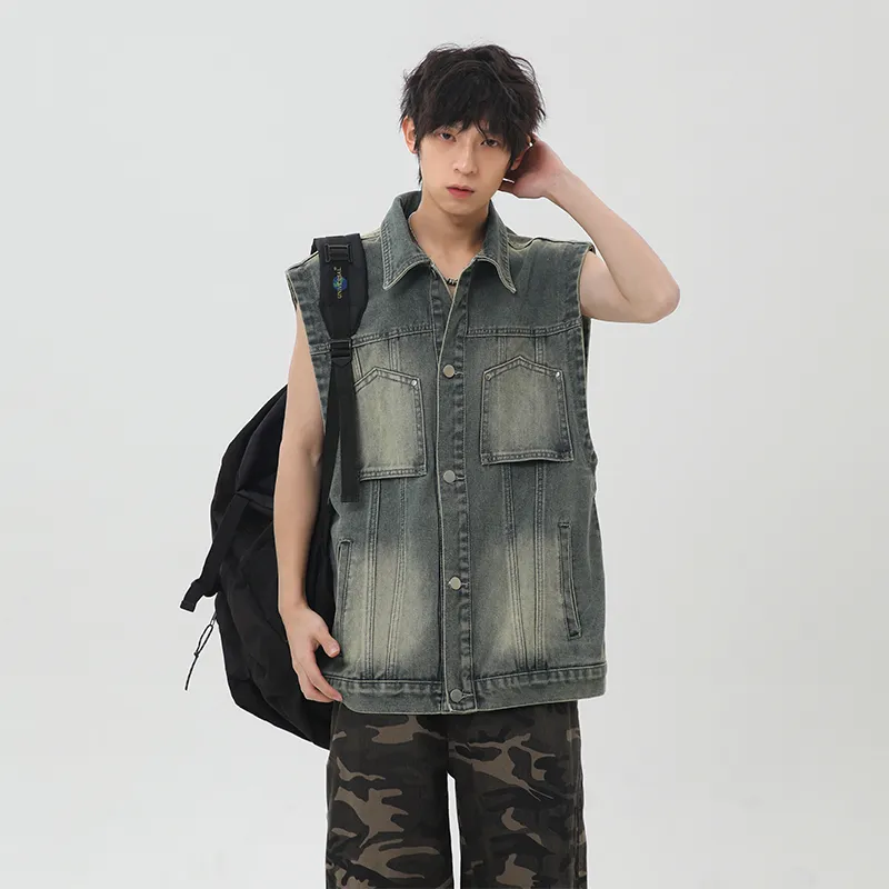 RASHOMONG Denim Jackets Unisex-2