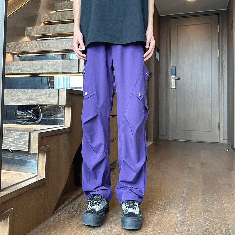 RASHOMONG Casual Pants Unisex-12