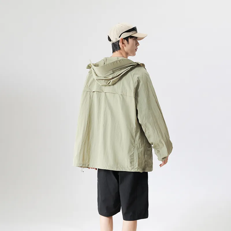 RASHOMONG Reflective With High Visibility Detachable Sun Protection Clothing Unisex-21