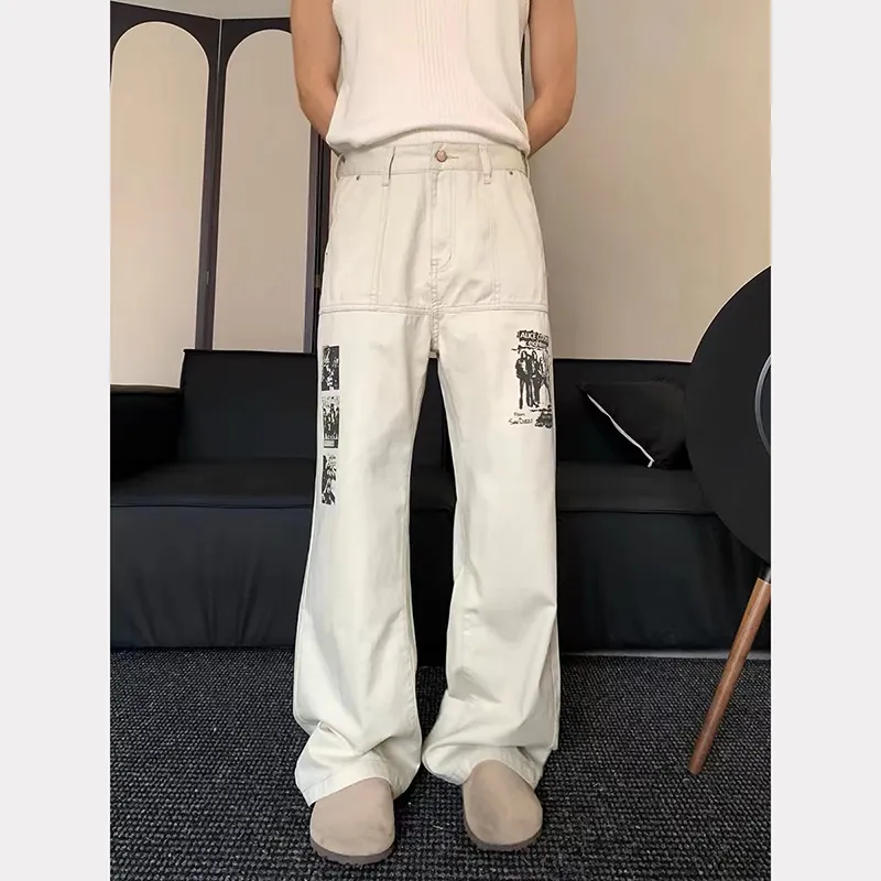RASHOMONG Jeans Unisex Apricot-1