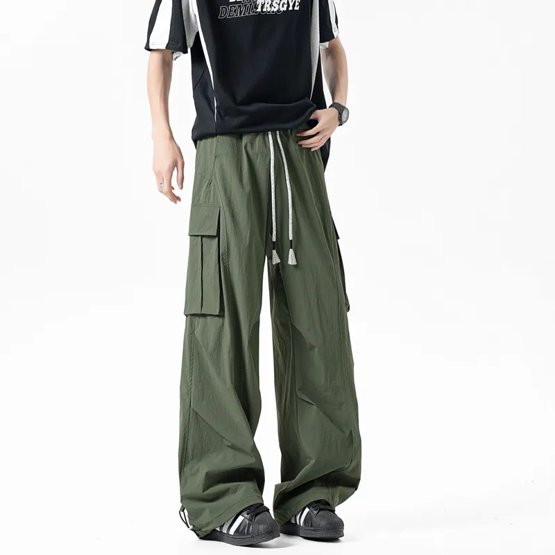 RASHOMONG Casual Pants Unisex-14