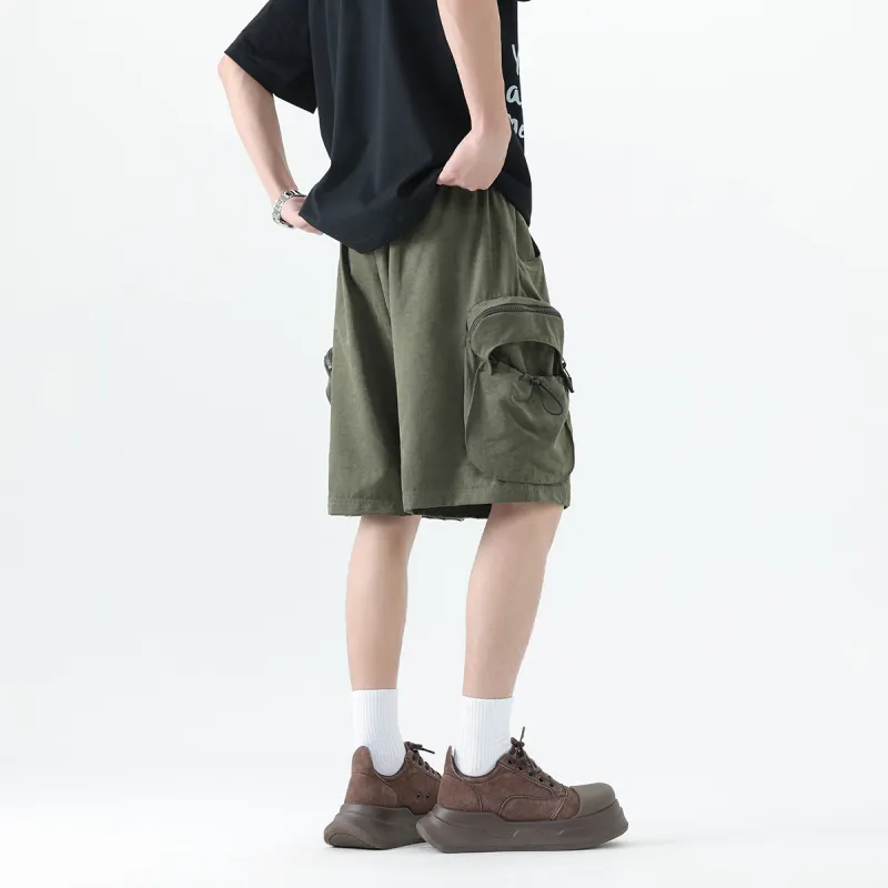 RASHOMONG Cargo Shorts Unisex-19