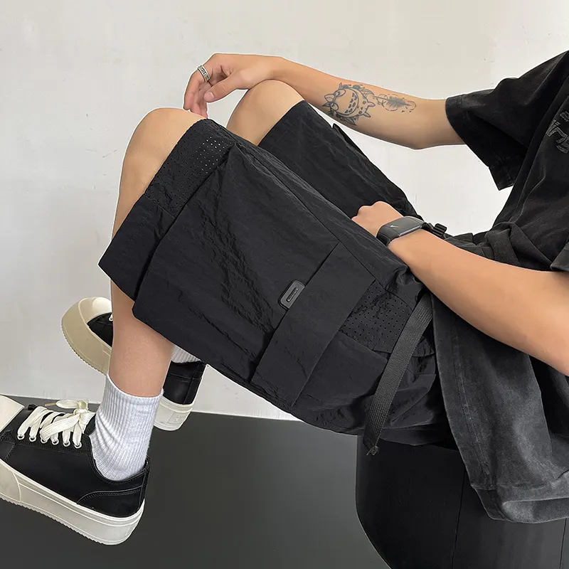 RASHOMONG Casual Shorts Unisex-2