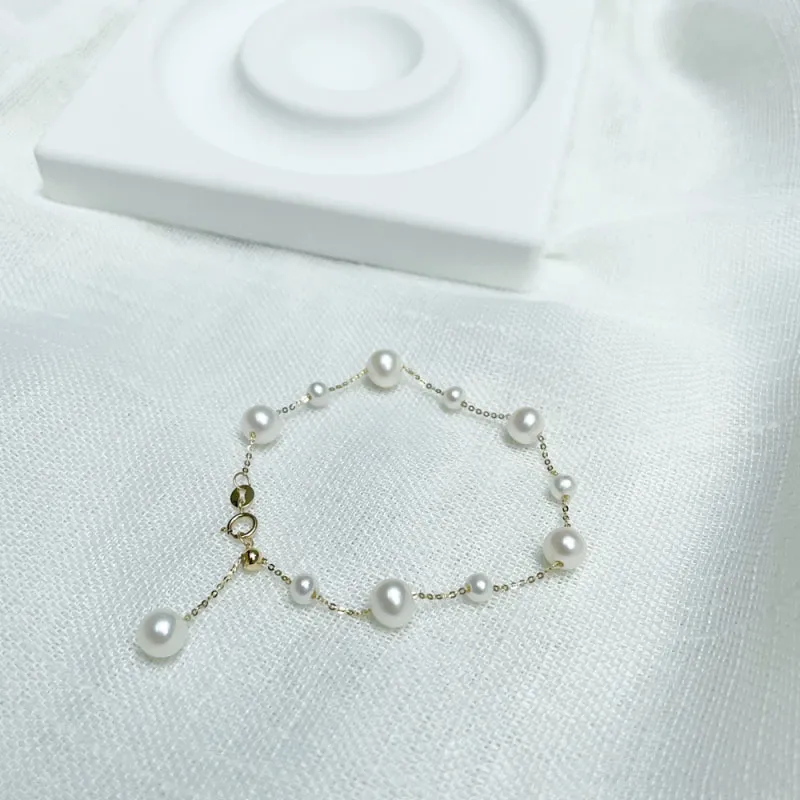 WORLD KNOWS Freshwater Pearl Bracelets Women's-3