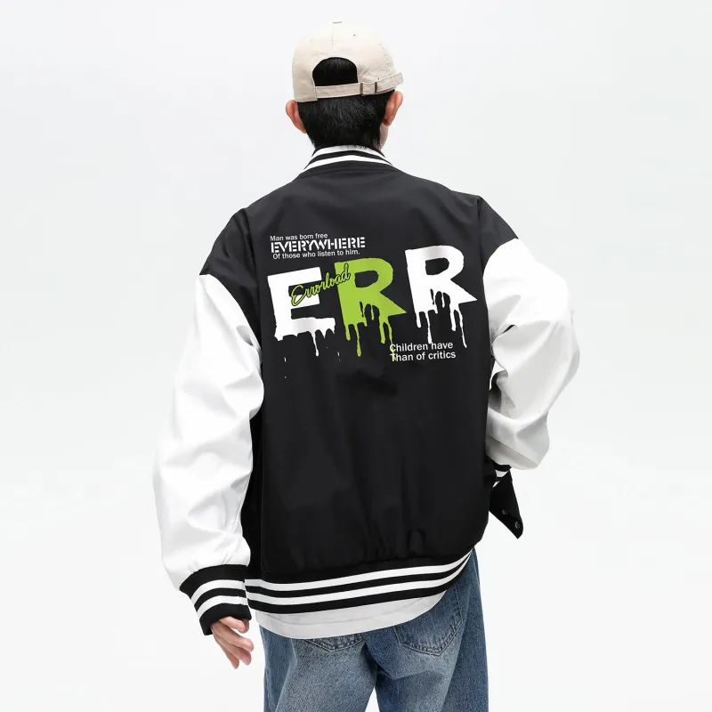 ERRORLOAD Baseball Jacket Unisex-4