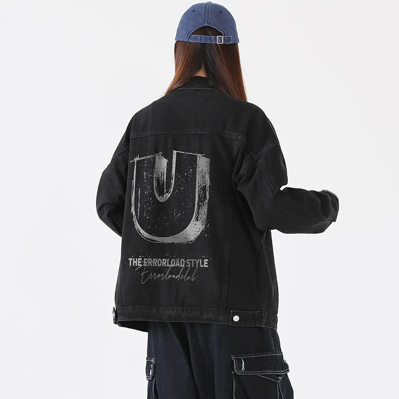 ERRORLOAD Denim Jackets Unisex-2