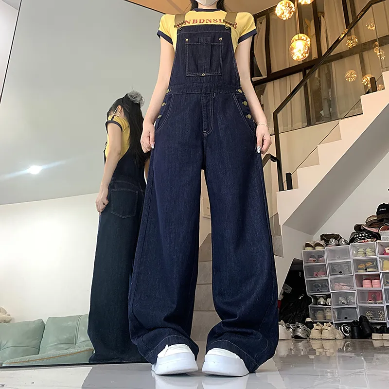 BDGU Overalls Women's Blue-2