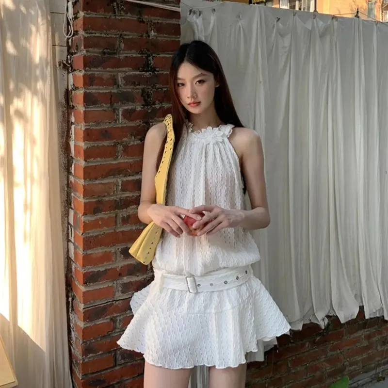 BDGU Slip Dresses Women's White-1