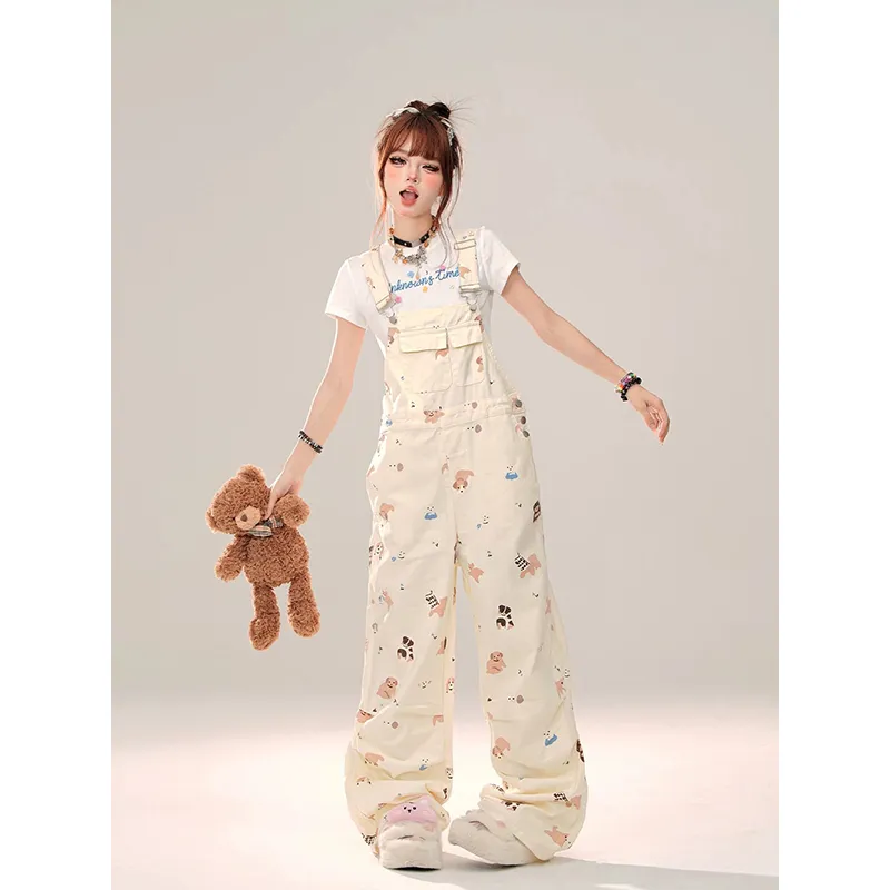 BDGU Overalls Women's Apricot-2