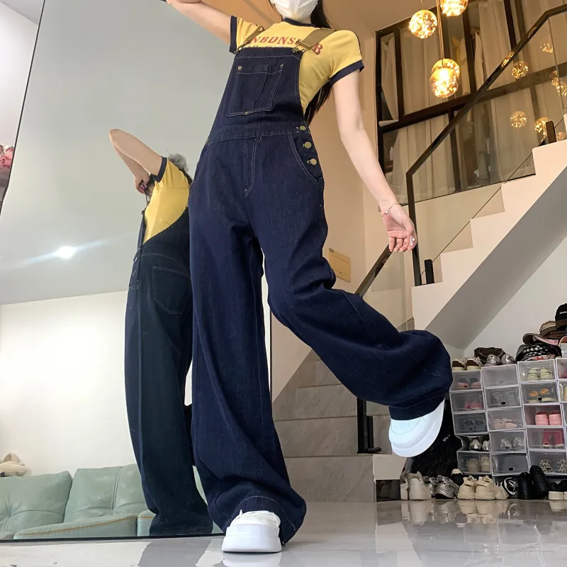 BDGU Overalls Women's Blue-4