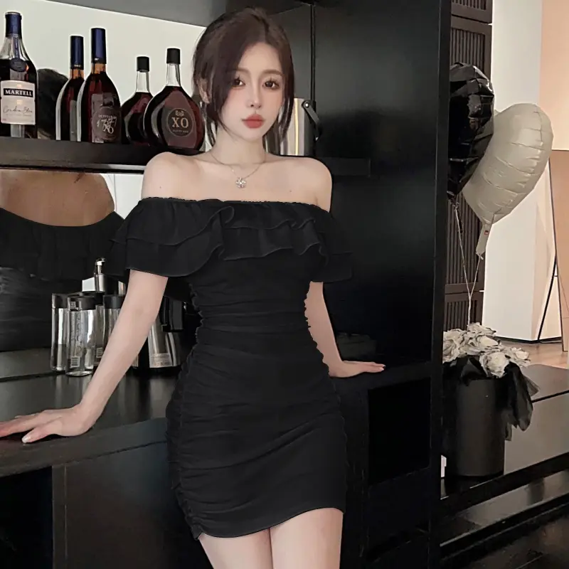 BDGU Sleeveless Dresses Women's Black-5