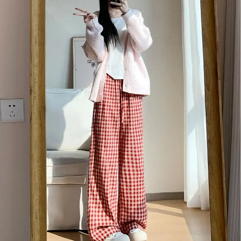 BDGU Casual Pants Women's Red-2