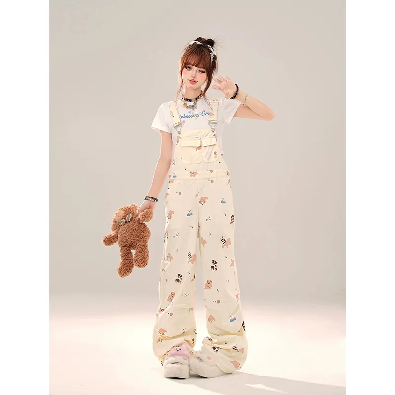 BDGU Overalls Women's Apricot-4
