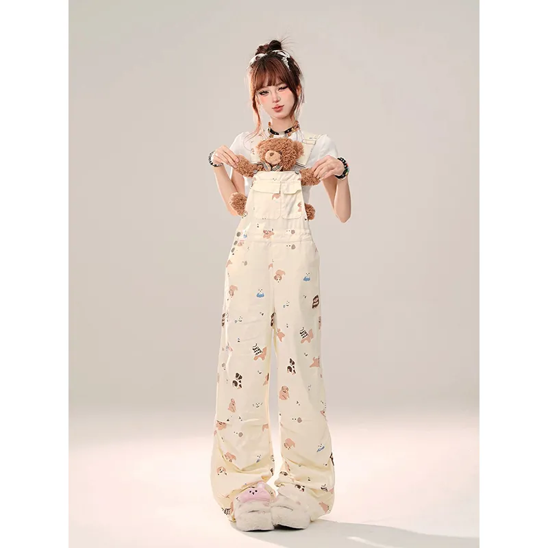 BDGU Overalls Women's Apricot-5