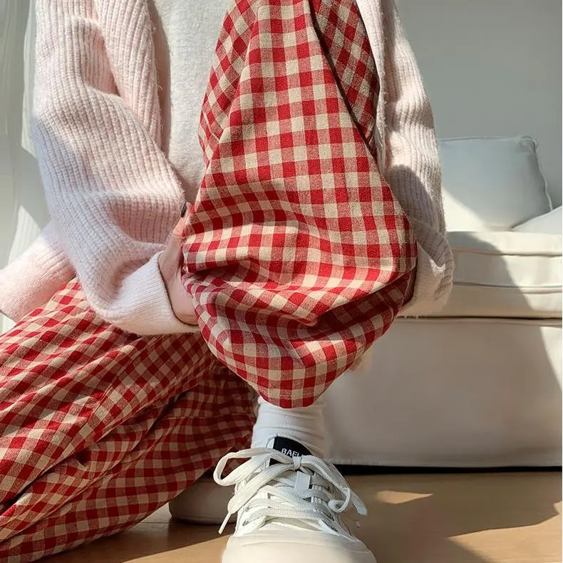 BDGU Casual Pants Women's Red-5