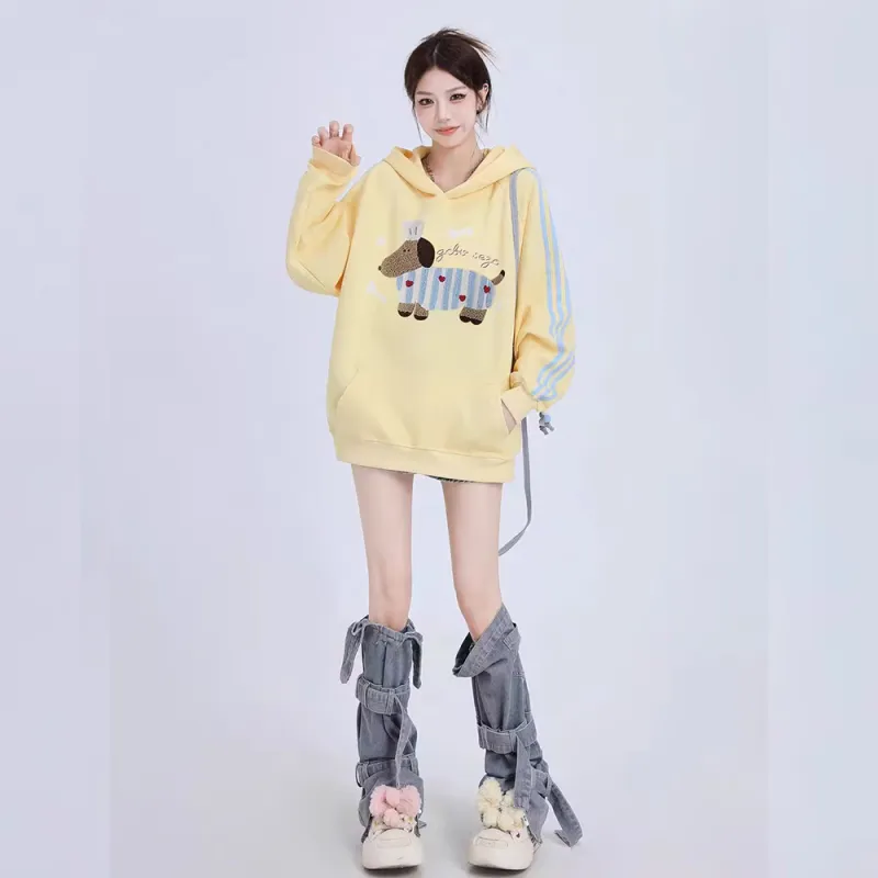 Vine Color Sweatshirts Women's-4