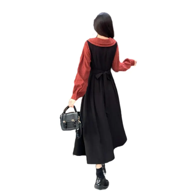 BDGU Long Sleeved Dress Women's Black-0