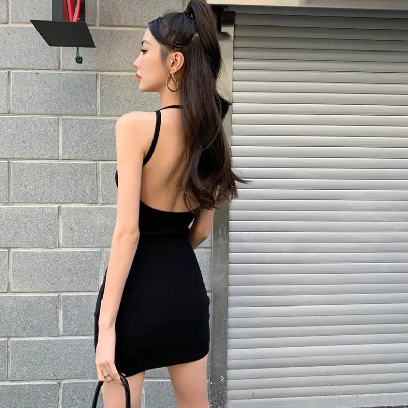 BDGU Slip Dresses Women's Black-3