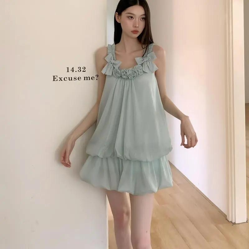 BDGU Slip Dresses Women's Mint Green-2