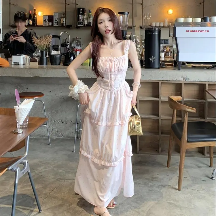 BDGU Slip Dresses Women's Pink-5