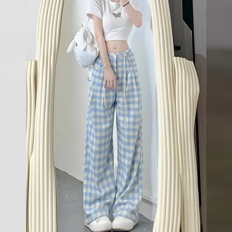 BDGU Casual Pants Women's Blue-9