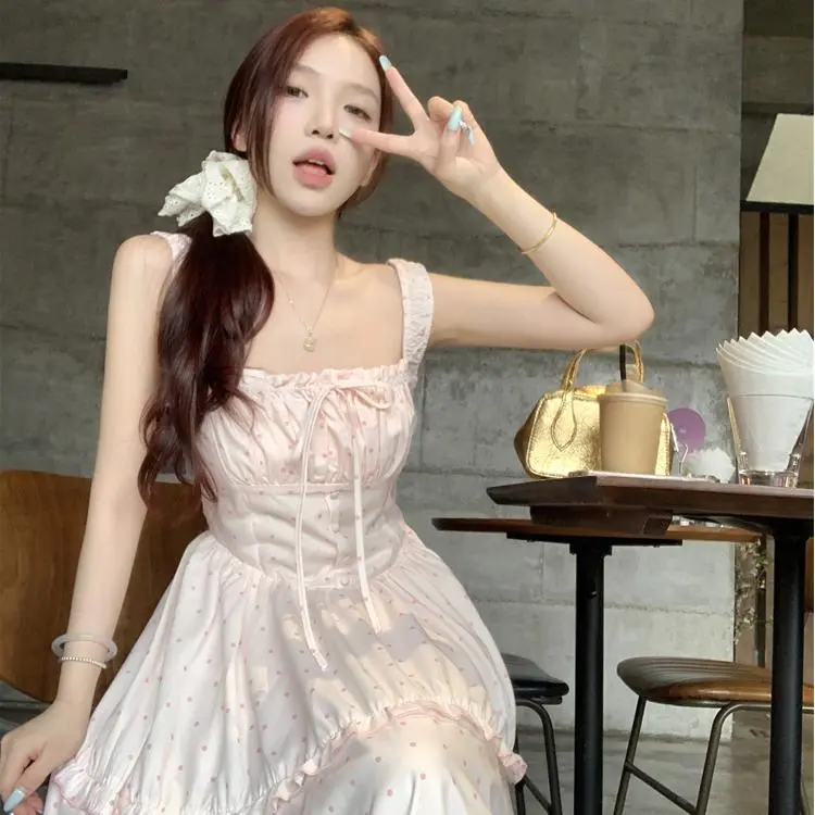 BDGU Slip Dresses Women's Pink-4
