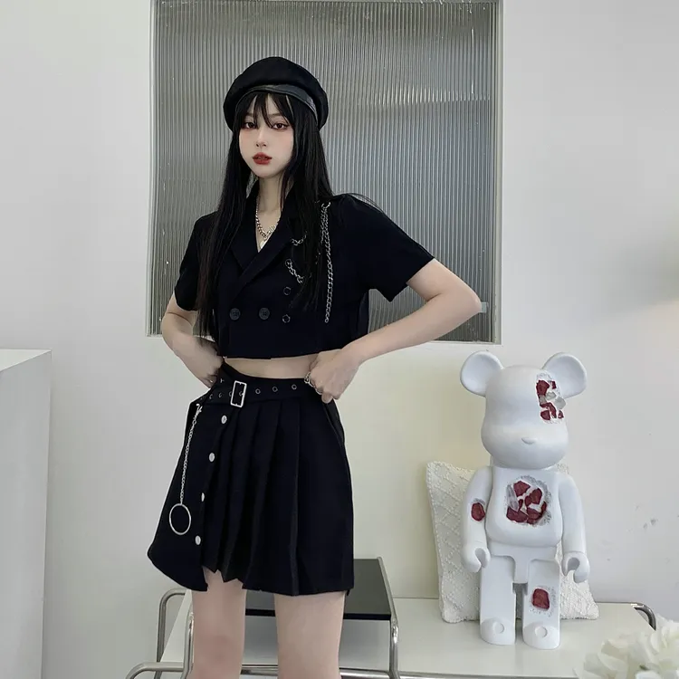 BDGU Casual Short Skirts Women's Black-4