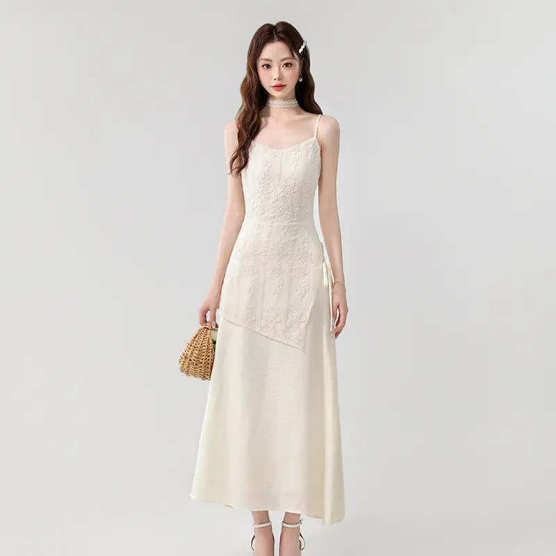 BDGU Slip Dresses Women's White-2