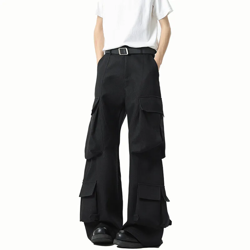 WELTER EXPERIMENT Cargo Pants Unisex Classic Black-3