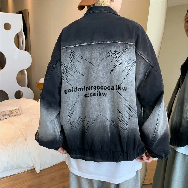 COMXZ Denim Jacket Unisex Black-1