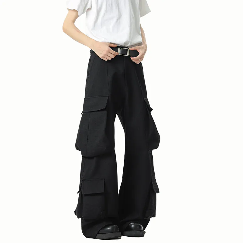 WELTER EXPERIMENT Cargo Pants Unisex Classic Black-4