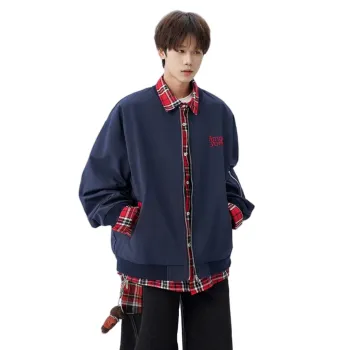 COMXZ Jackets Coats Unisex Blue