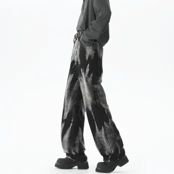COMXZ Jeans Unisex Black Gray