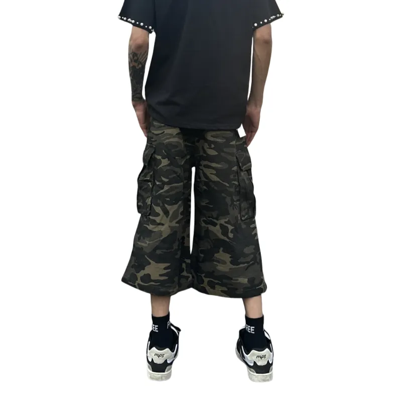 COMXZ Denim Shorts Unisex Camouflage-4