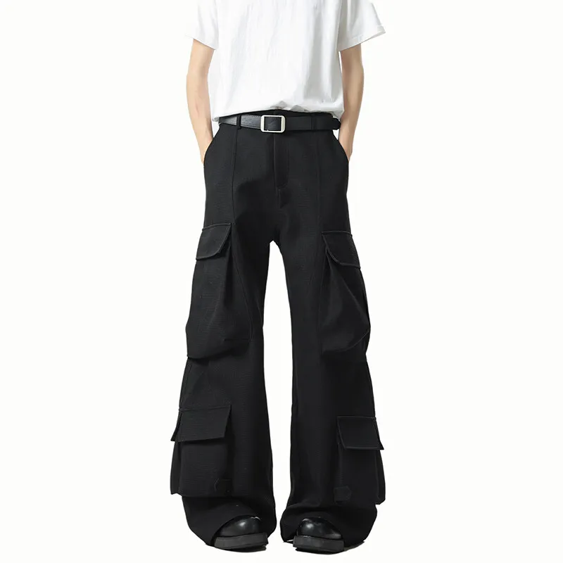 WELTER EXPERIMENT Cargo Pants Unisex Classic Black-1