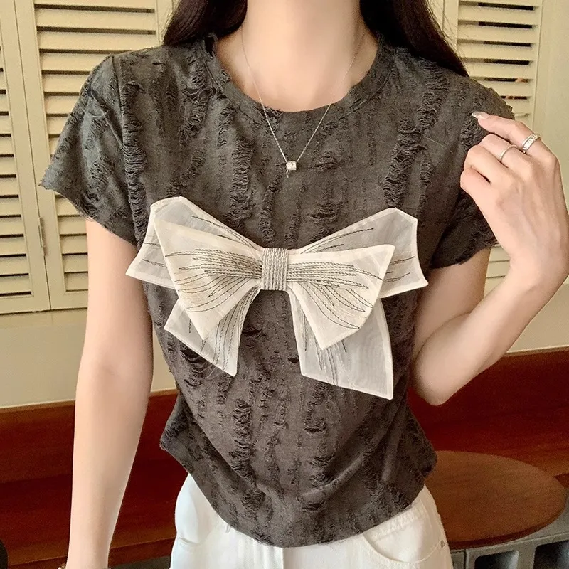 ARIADNAW STUDIO Set in Sleeve T Shirt Women's-5