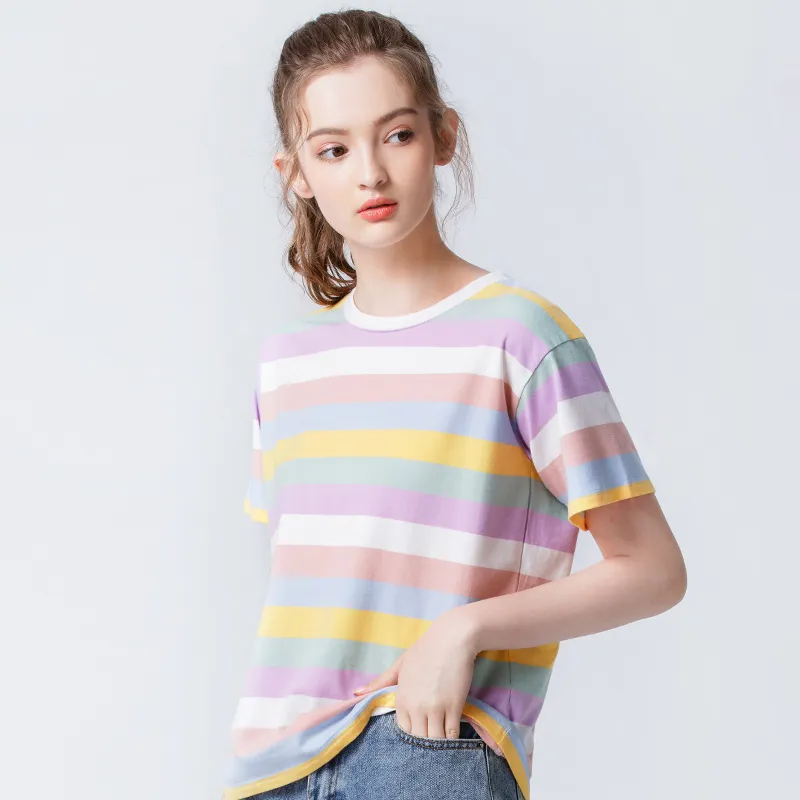 Aimilian T Shirt Women's Rainbow-2