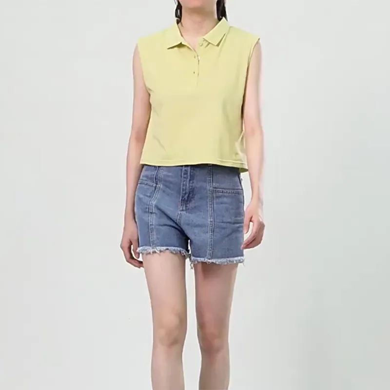 Aimilian Polo Shirt Women's Lemon-3