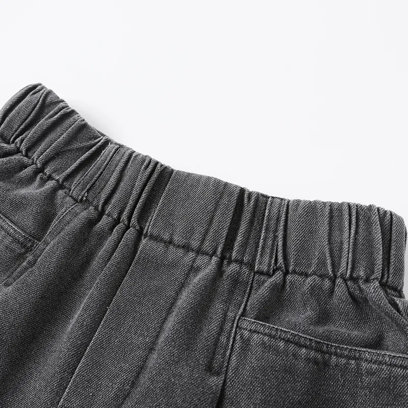 Aimilian Denim Shorts Women's Black-1