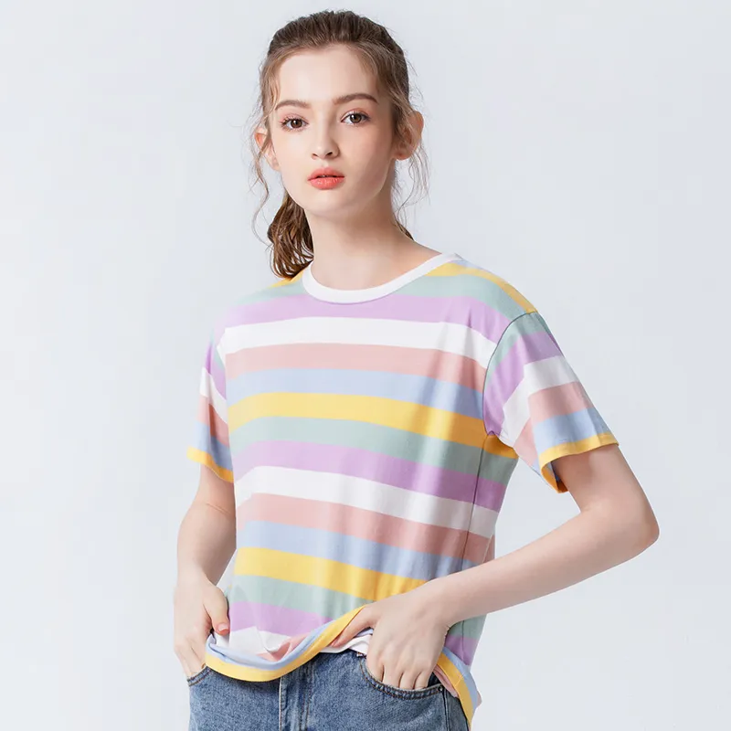 Aimilian T Shirt Women's Rainbow-1