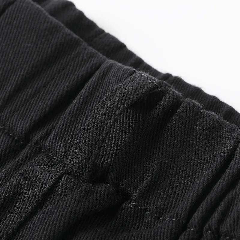 Aimilian Denim Shorts Women's Black-4