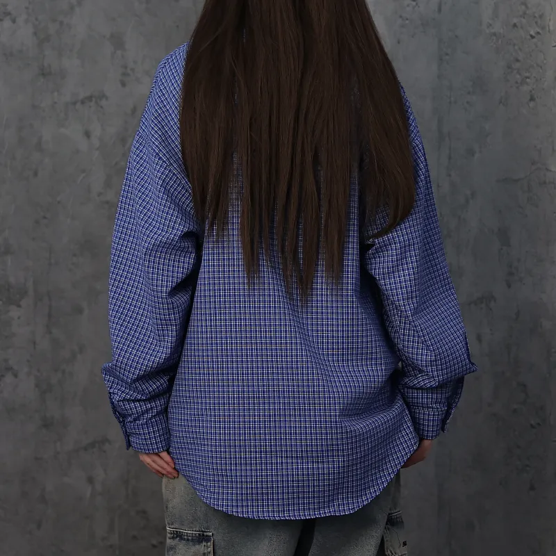 FAKE VINTAGE Shirts Unisex Blue-4