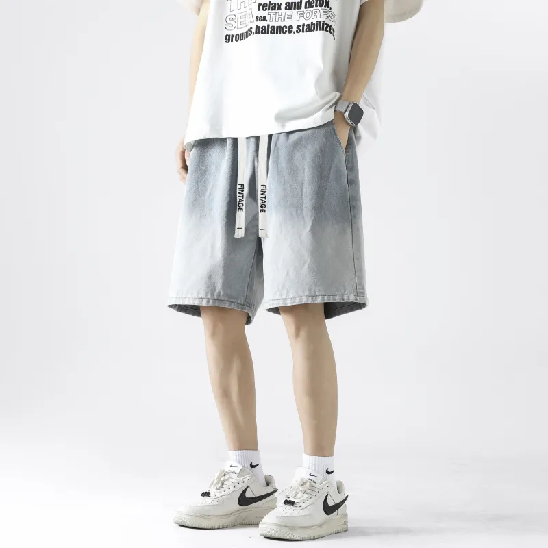 FAKE VINTAGE Denim Shorts Unisex-3
