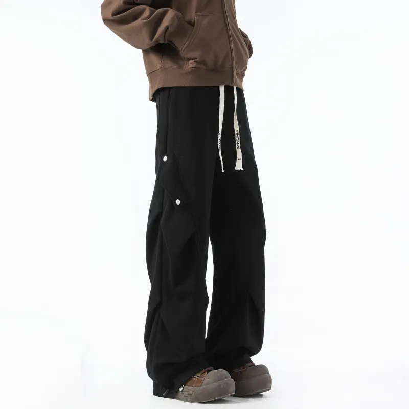 FAKE VINTAGE Knitted Sports Pants Unisex-6