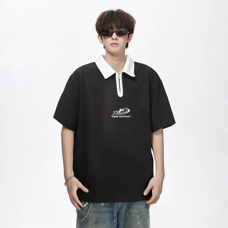 FAKE VINTAGE Polo Shirts Unisex-3